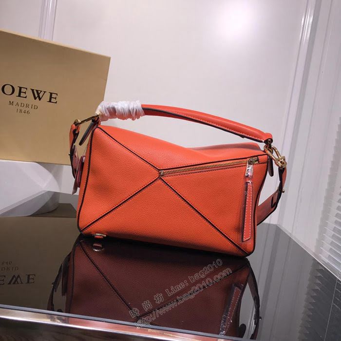 LOEWE女包 0153 專櫃同步 荔枝紋牛皮 羅意威單肩包 女手提包 明星同款  sl2024